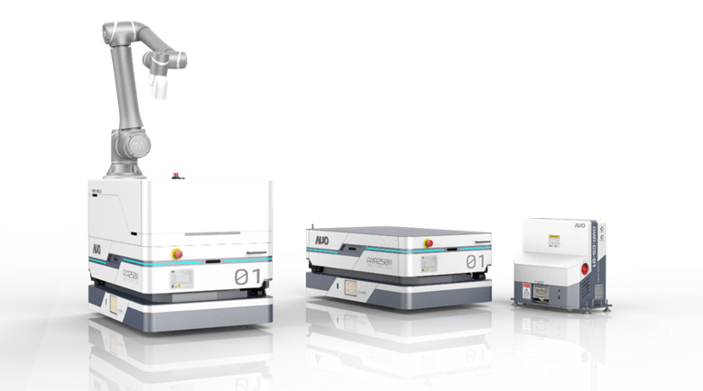 70net永乐高數位開發的自主式移動機器人（AMR250M），搭配全向輪並結合AI演算法、2D LiDAR、3D攝影機等技術，協助客戶實現產線全自動化